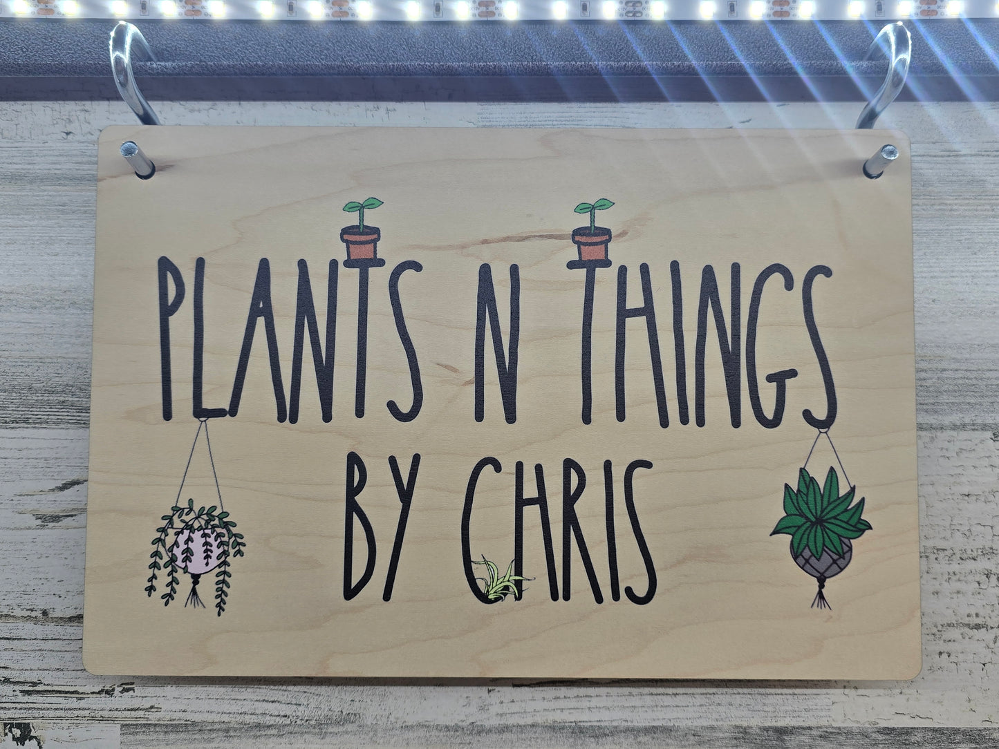 Custom Vendor Market Display Sign – Layered or UV Printed