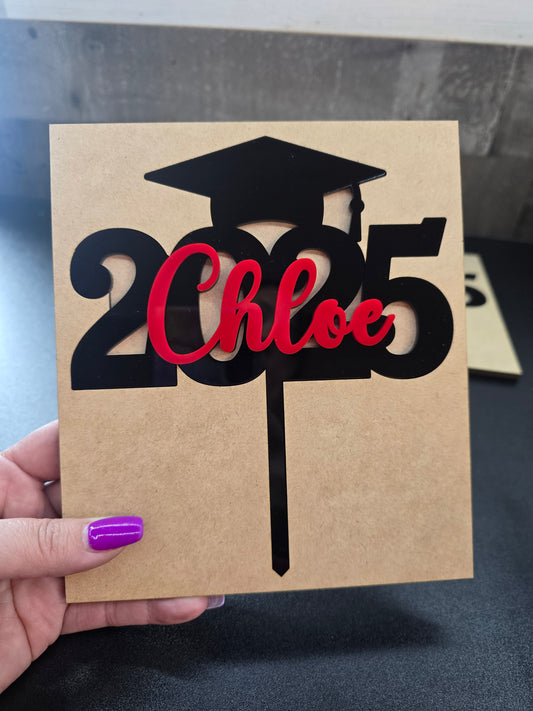 Graduation cake Topper