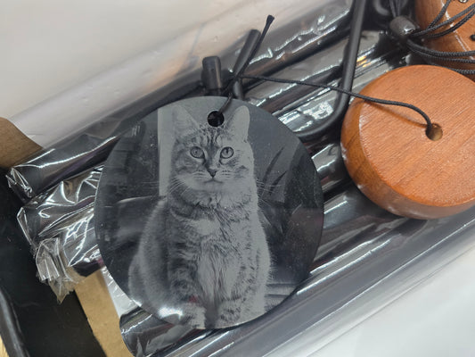 Pet Photo Memorial Windchime - Custom Pet Loss Gift, Dog or Cat Remembrance Keepsake