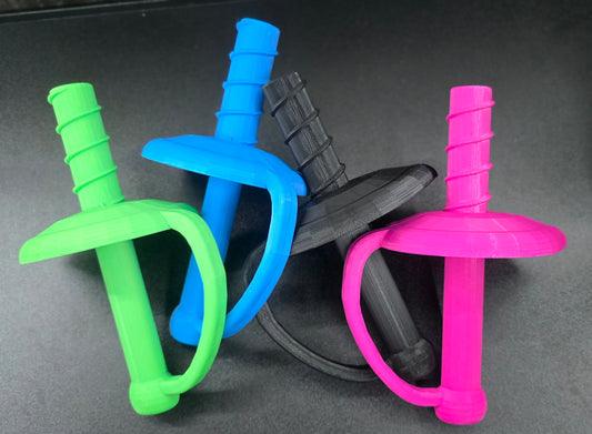 Pool Noodle Sword Handle – 3D‑Printed Foam Sword Grip for Kids (Pool Noodle Not Included)