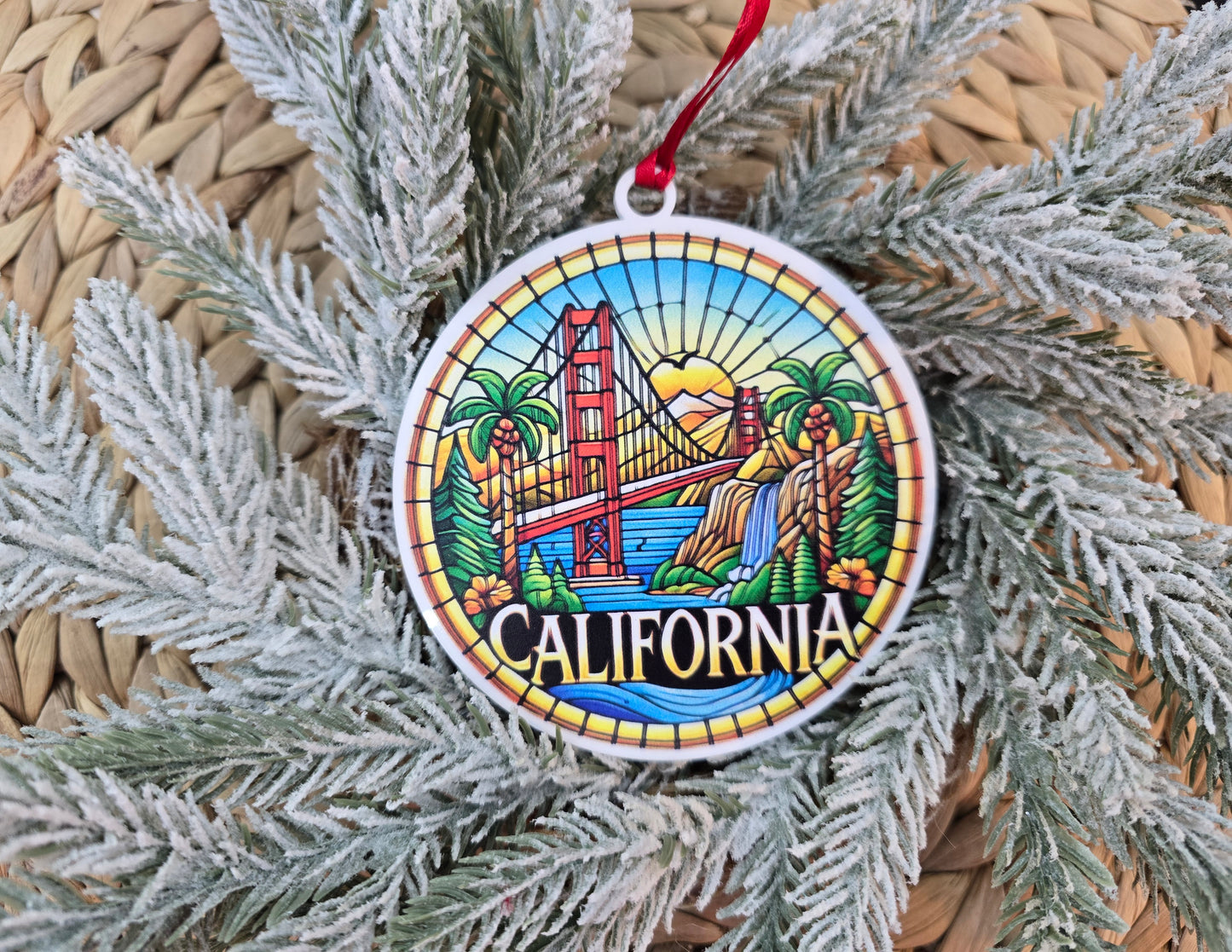 State Ornaments - UV printed