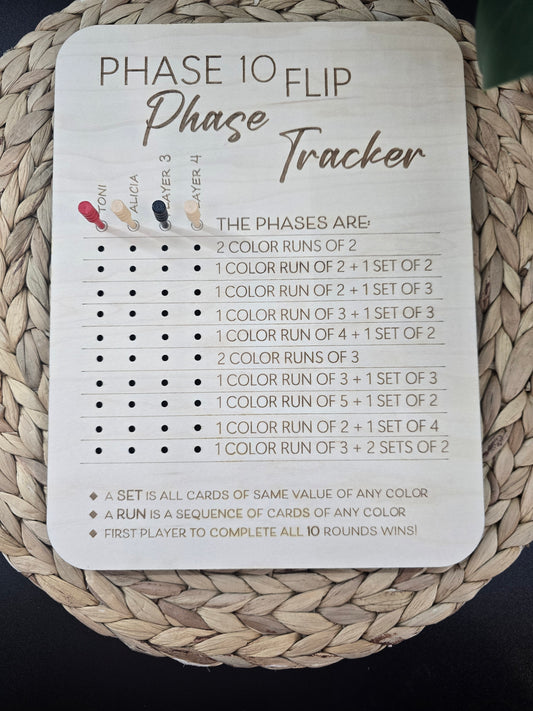 Phase 10 Flip Phase Tracker