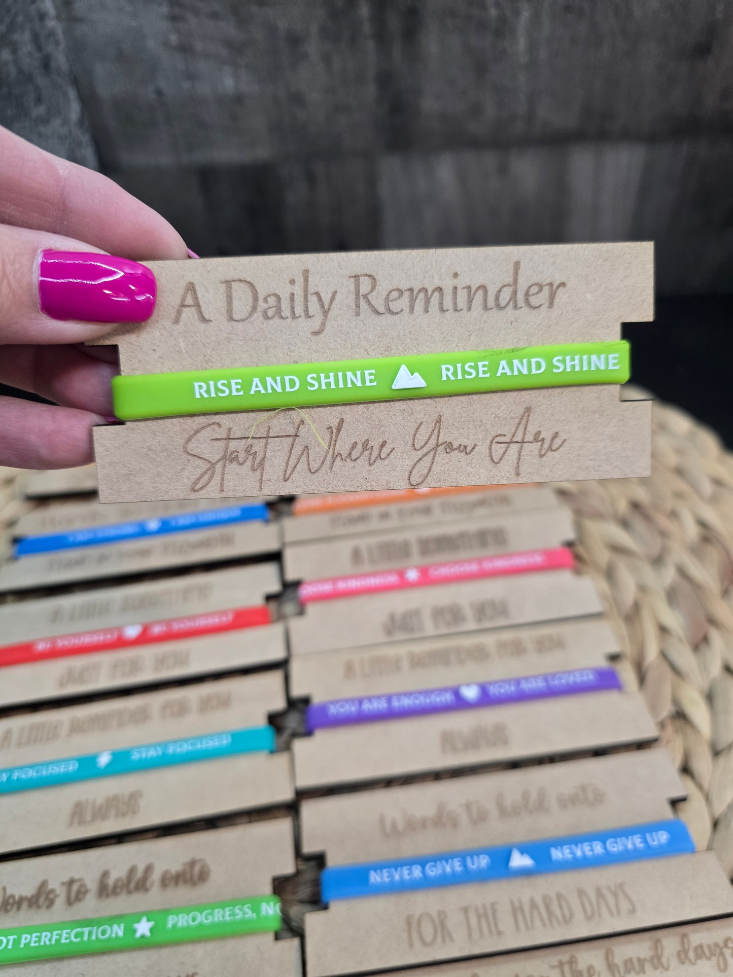 Affirmation Silicone Bracelets – Pick Any 3 | Motivational Wristbands Bundle