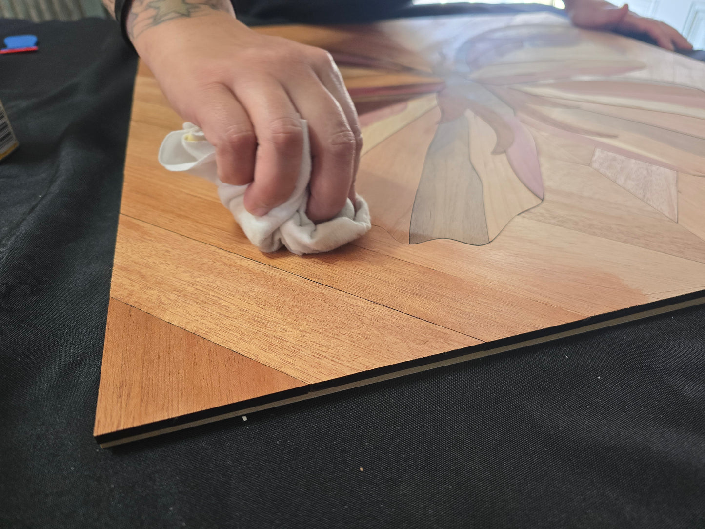 Handcrafted Hardwood Wall Art - Butterfly Showstopper