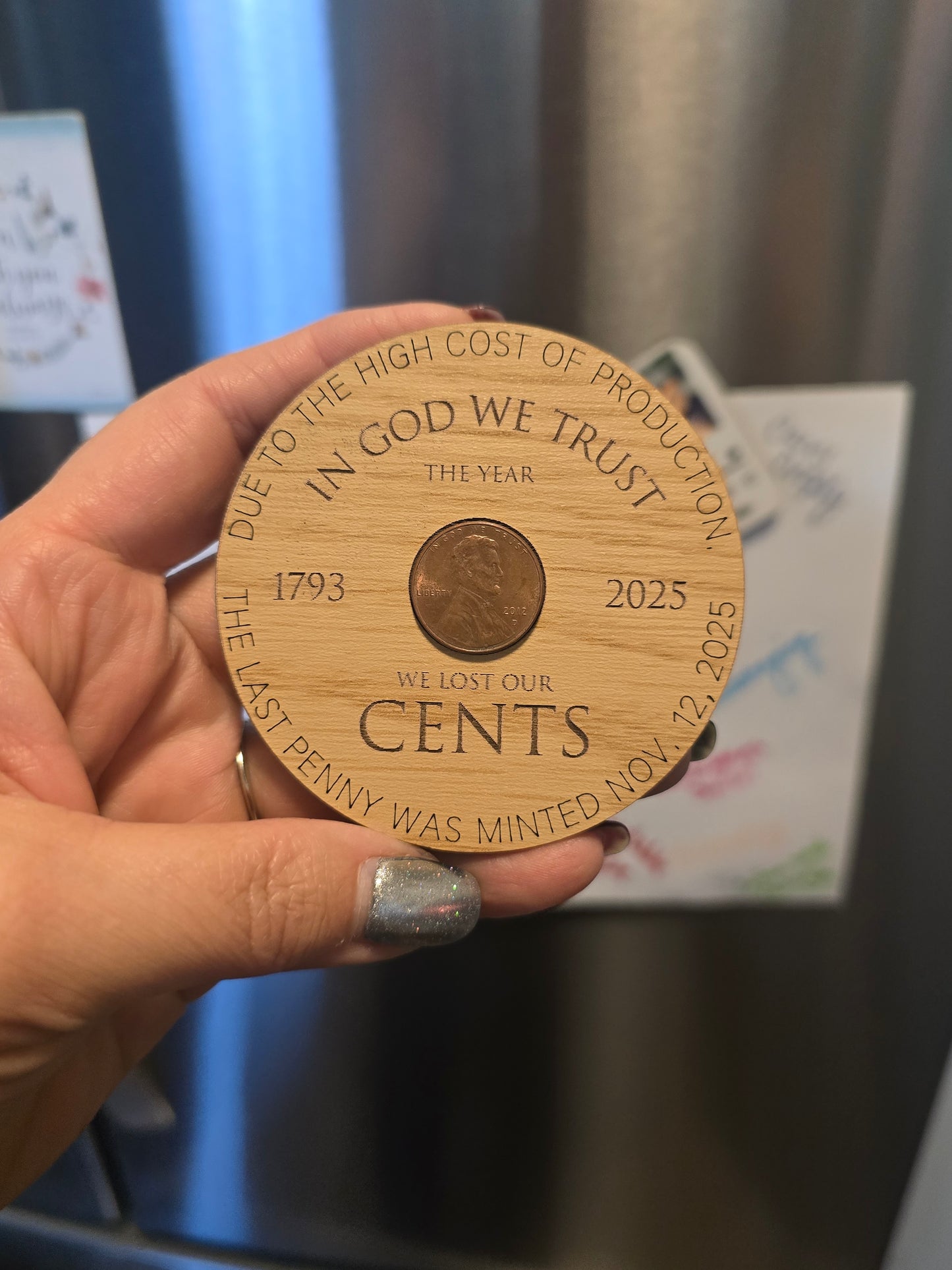 The Year We Lost Our Cents - Penny Christmas Ornament
