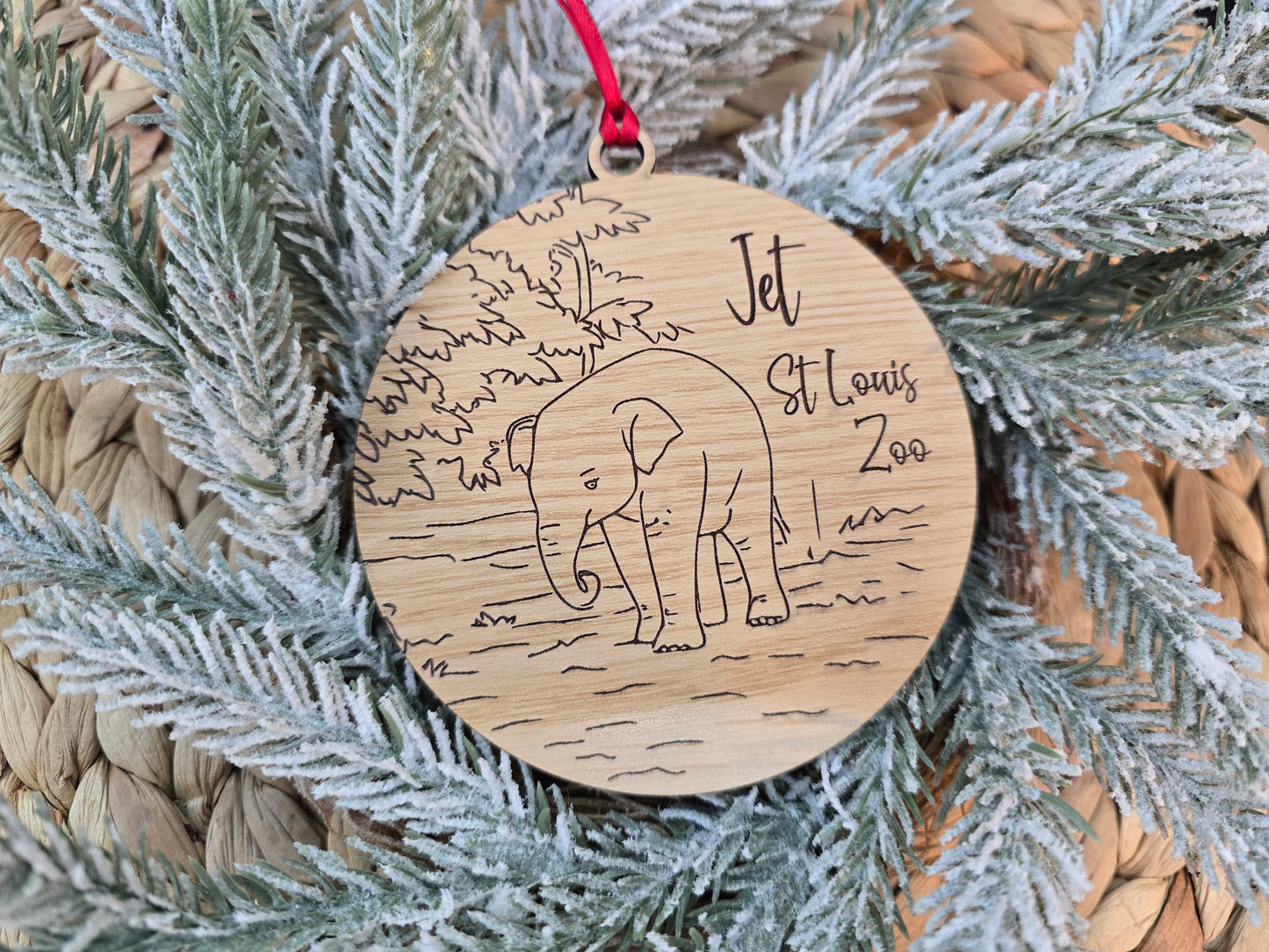 St Louis Zoo Ornament - Baby Jet