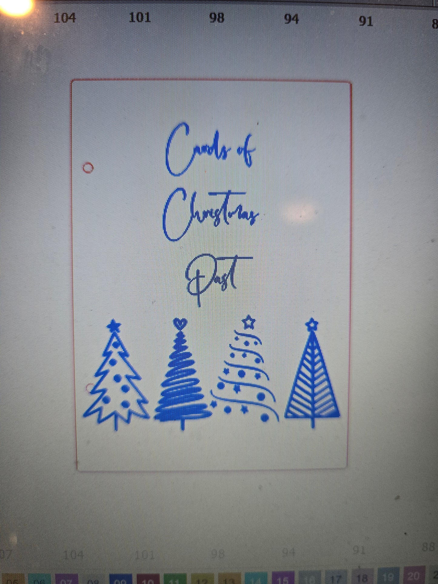 Personalized Christmas Card Holders
