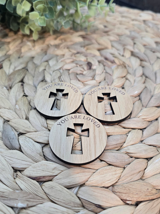 You Are Loved Pocket Token – Encouragement Gift, Meaningful Keepsake, Everyday Reminder