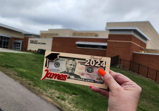Personalized Graduadion Money Holder