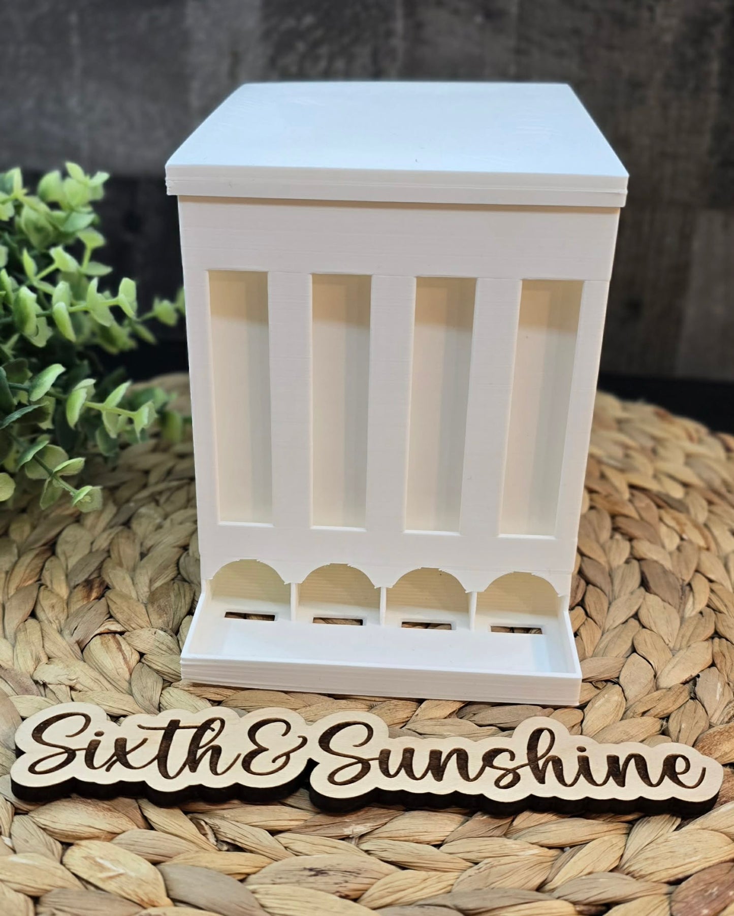 Drink Packet Organizer Dispenser | Countertop Drink Mix Holder | Kitchen Organization | Gravity-Fed Storage
