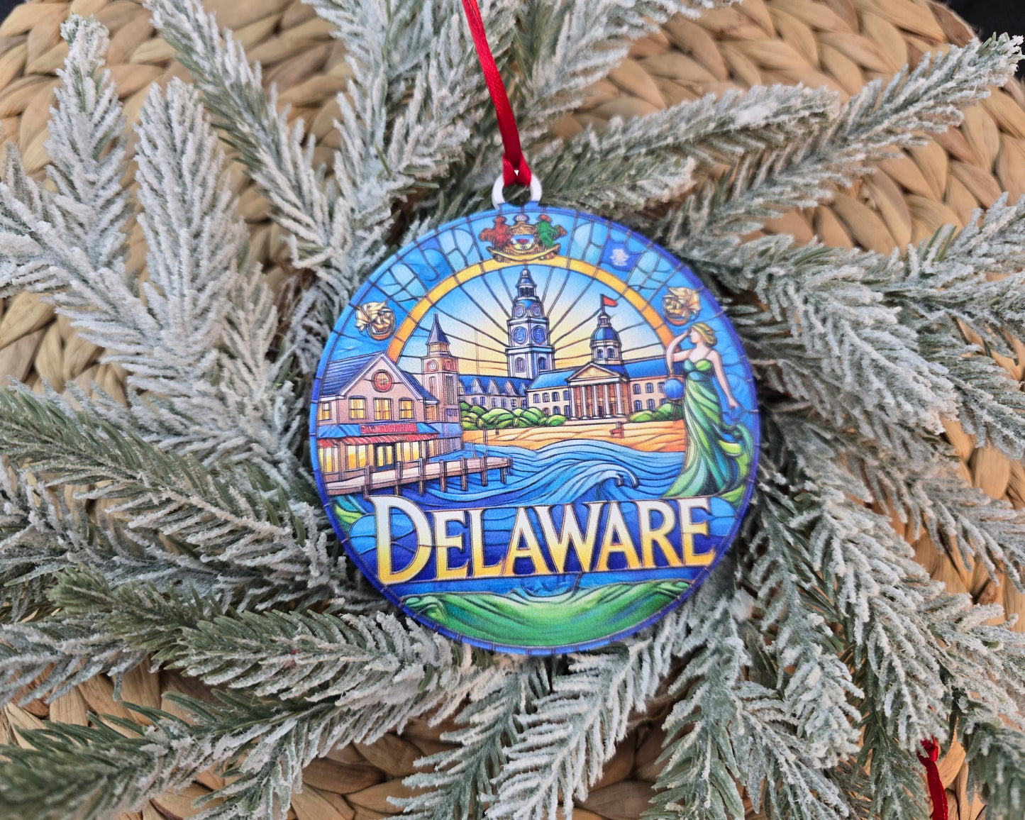 State Ornaments - UV printed