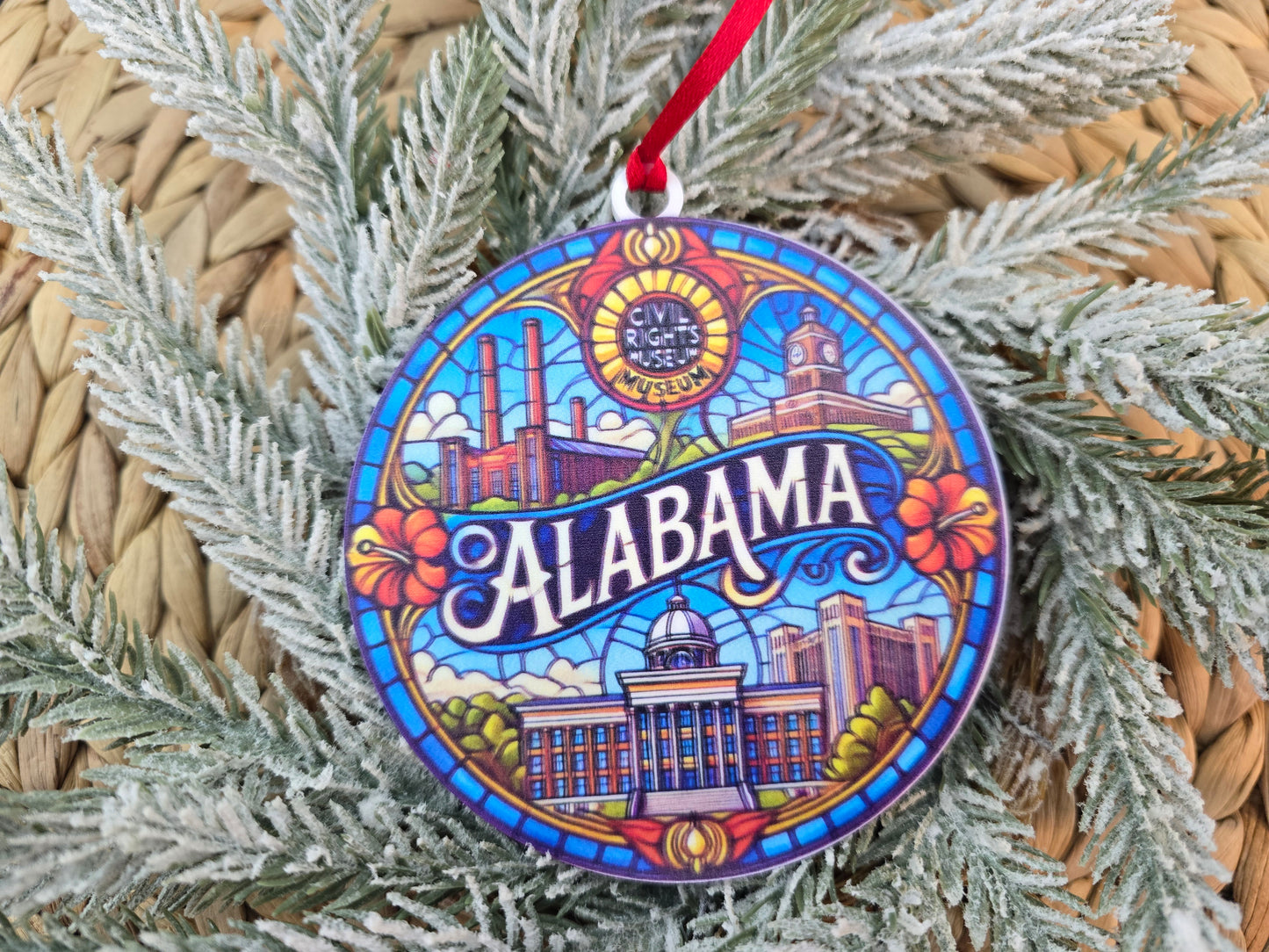 State Ornaments - UV printed
