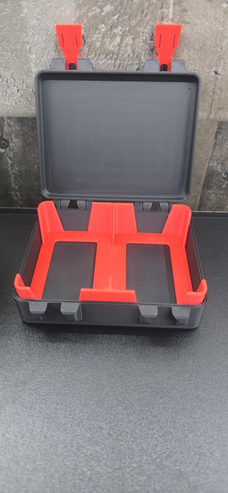 UNO No Mercy Deck Case Card Holder - With Snap Lock and Tray