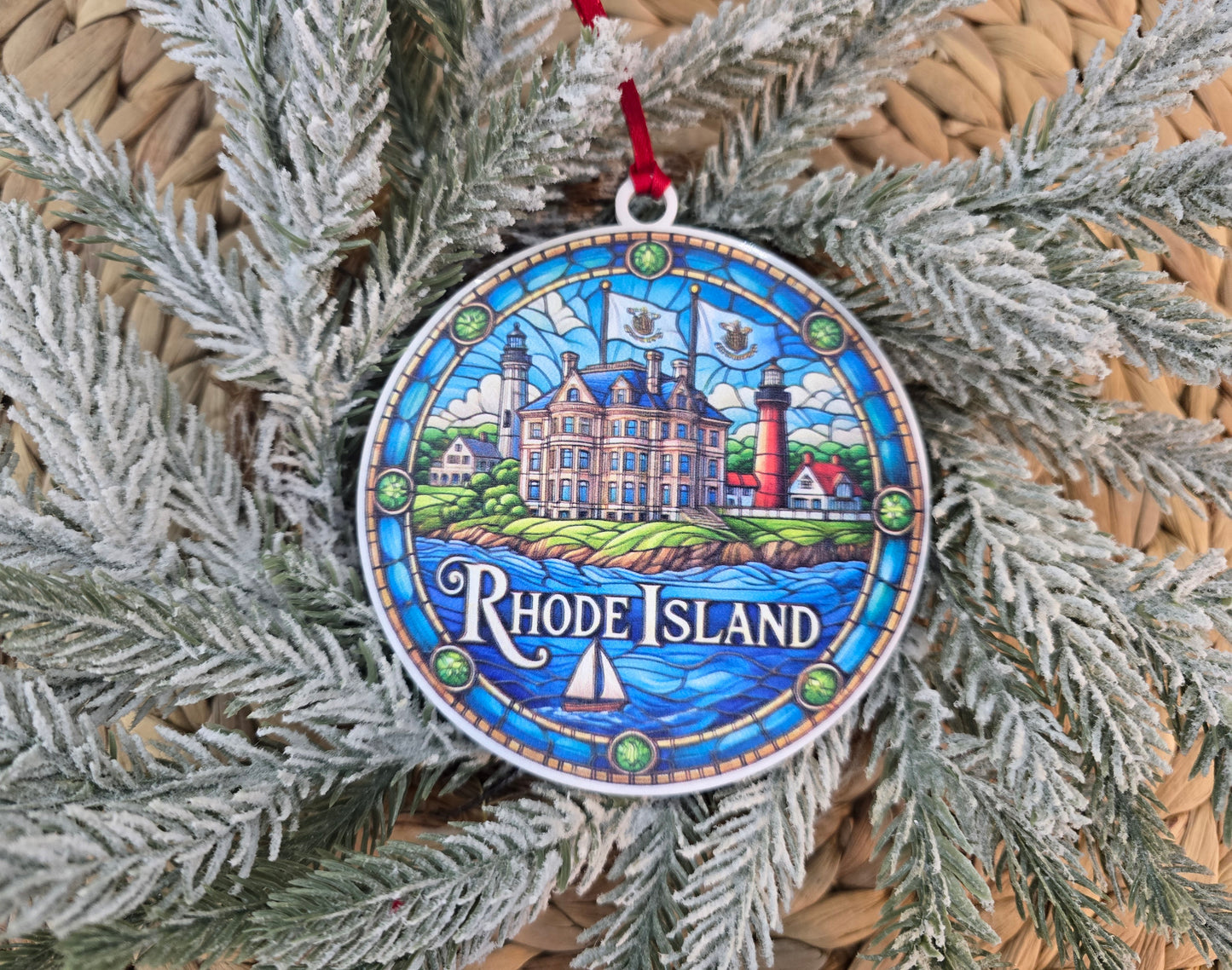 State Ornaments - UV printed