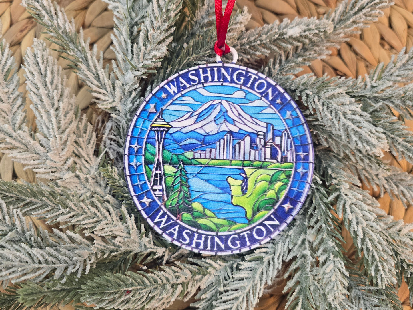 State Ornaments - UV printed