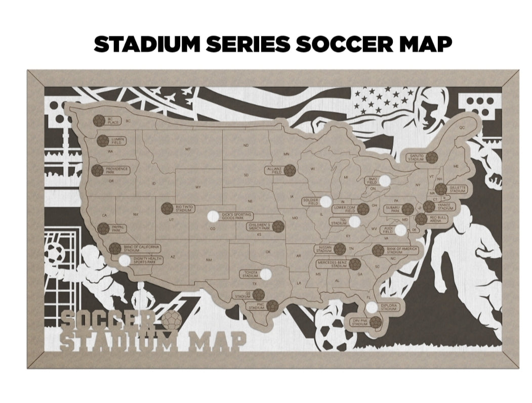 Sports Stadium Travel Maps