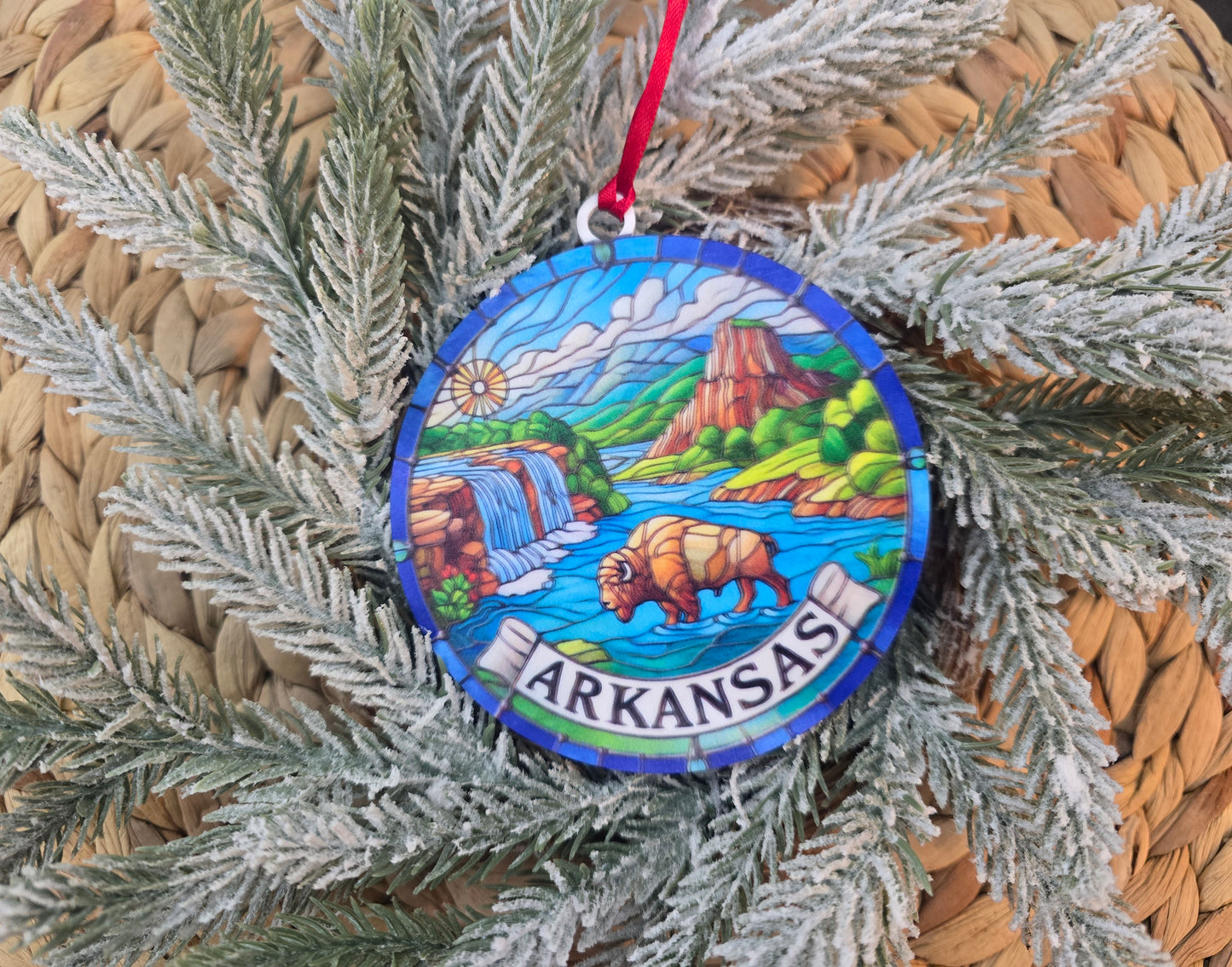 State Ornaments - UV printed