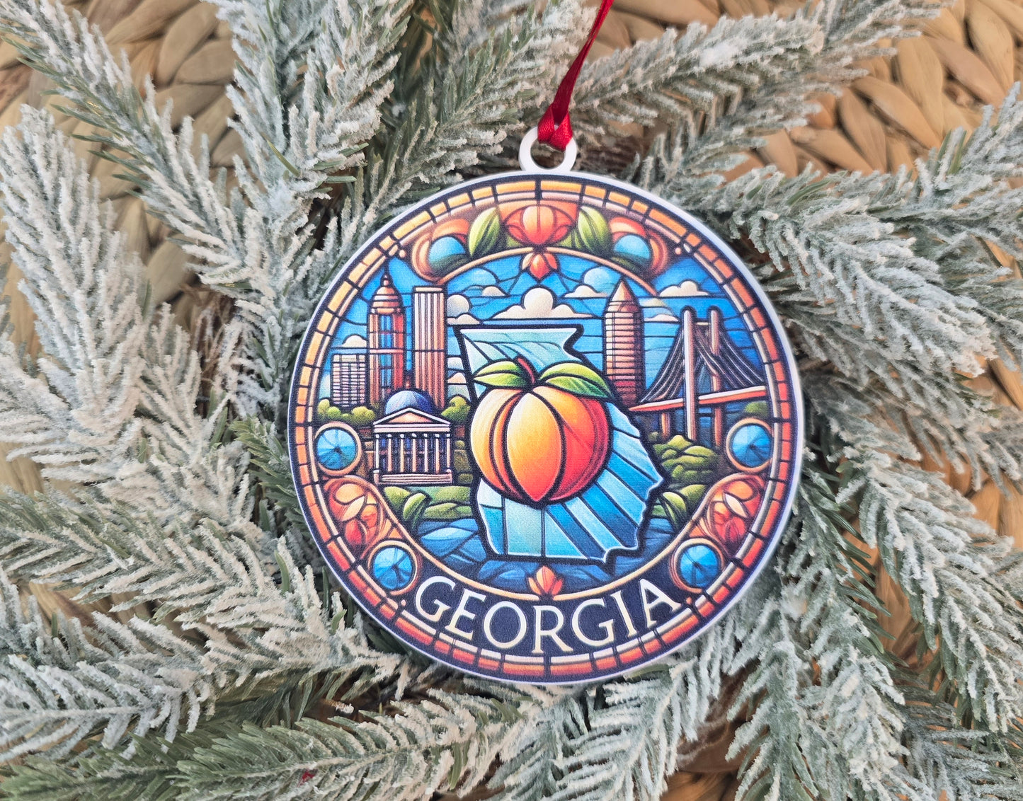 State Ornaments - UV printed