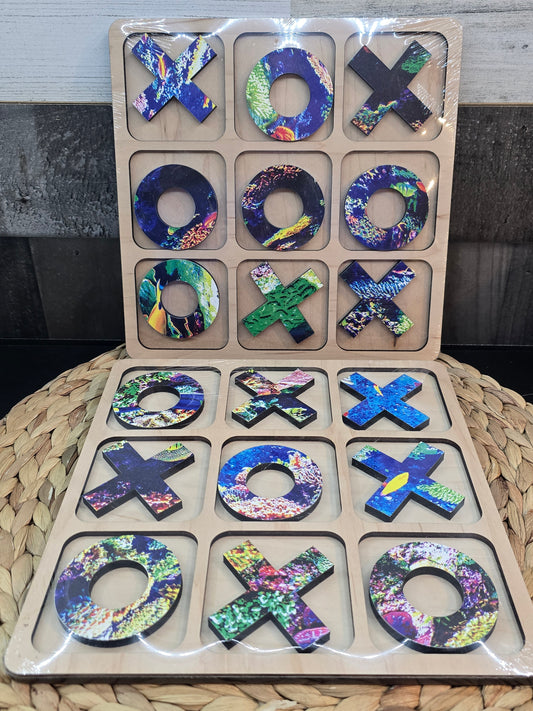 Tic-Tac-Toe Aquarium Themed