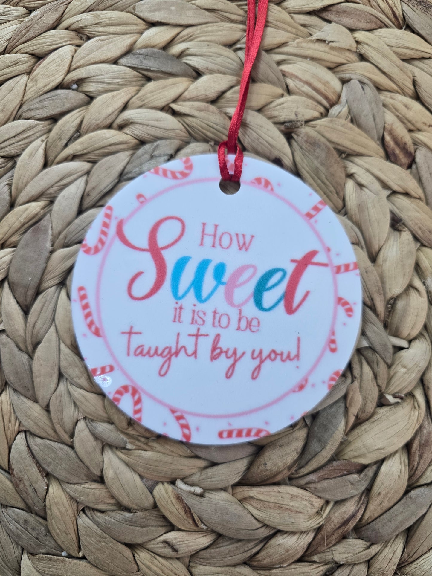 Teacher Ornaments - UV Printed on Acrylic