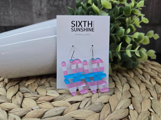 Trans Earrings
