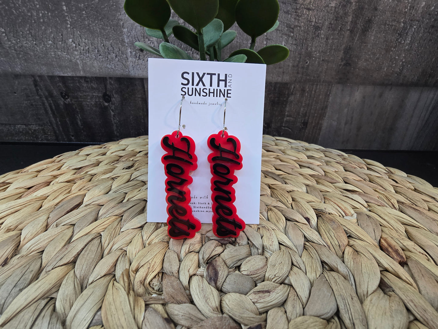 School Spirit Dangle Earrings - Game Day Earrings