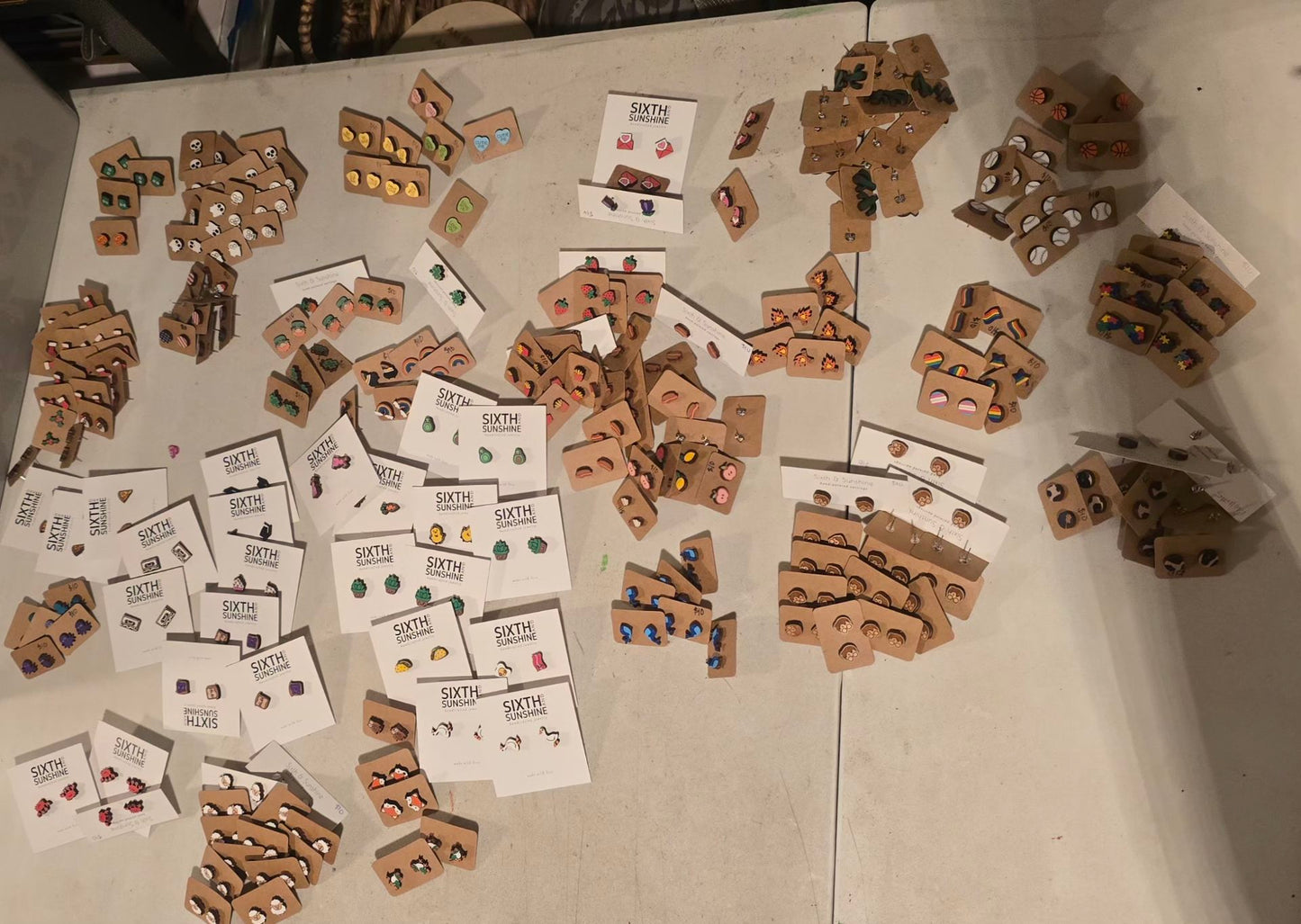 CLOSEOUT Hand-painted Stud earrings