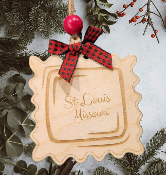 Toasted Ravioli Ornament - St Louis Foodie Christmas Keepsake
