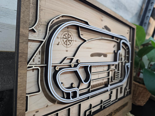 Indianapolis Speedway wooden sign