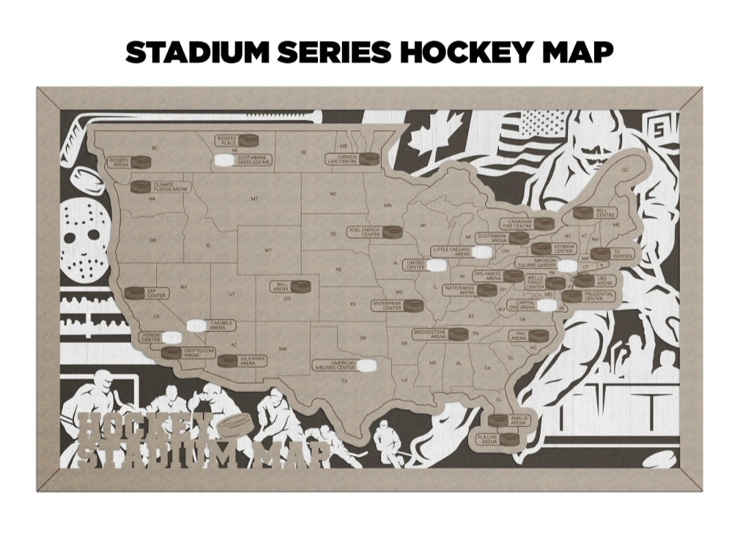 Sports Stadium Travel Maps