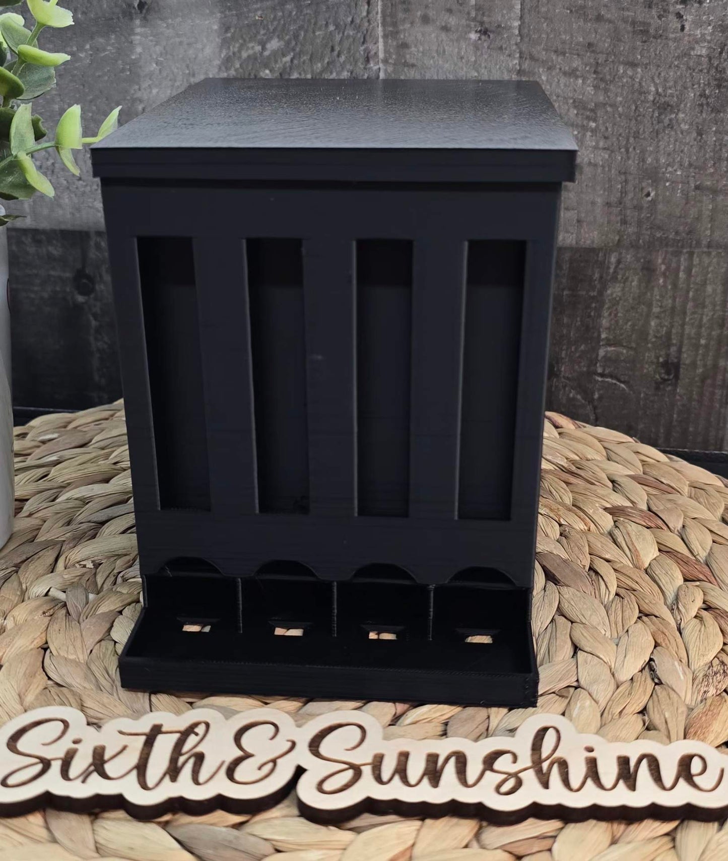 Drink Packet Organizer Dispenser | Countertop Drink Mix Holder | Kitchen Organization | Gravity-Fed Storage