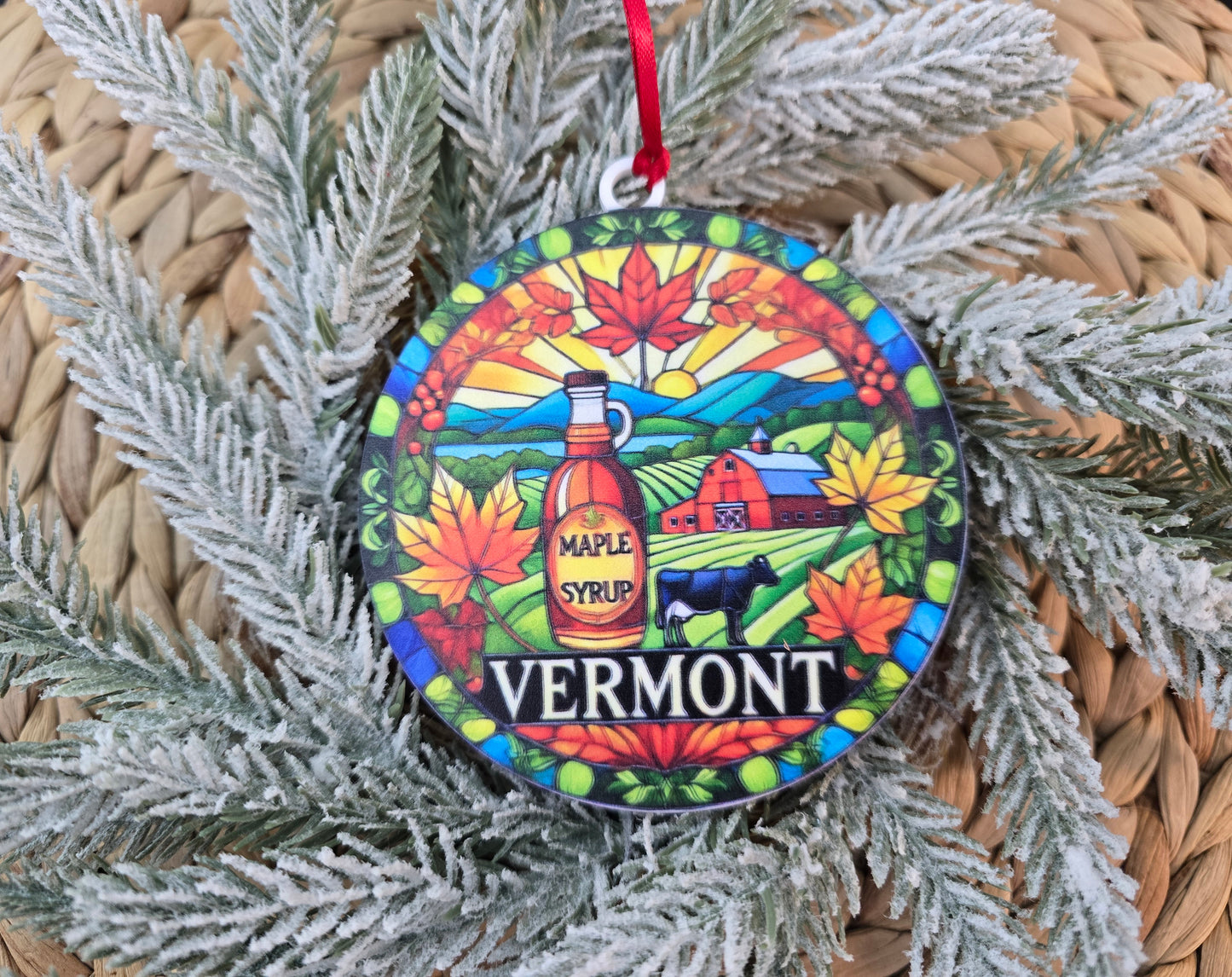 State Ornaments - UV printed