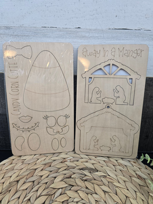 Paint cut outs