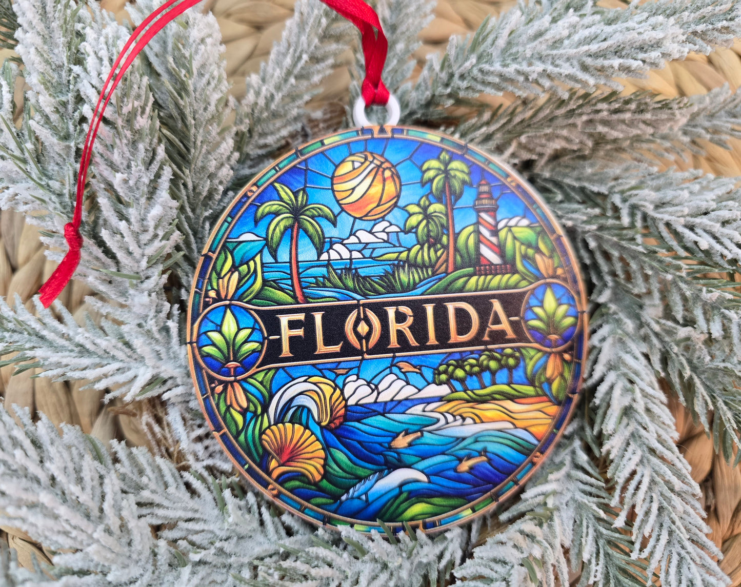 State Ornaments - UV printed