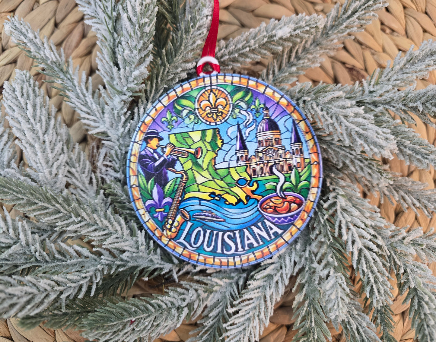 State Ornaments - UV printed