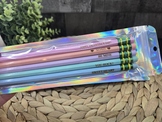 Valentines Day Pencils