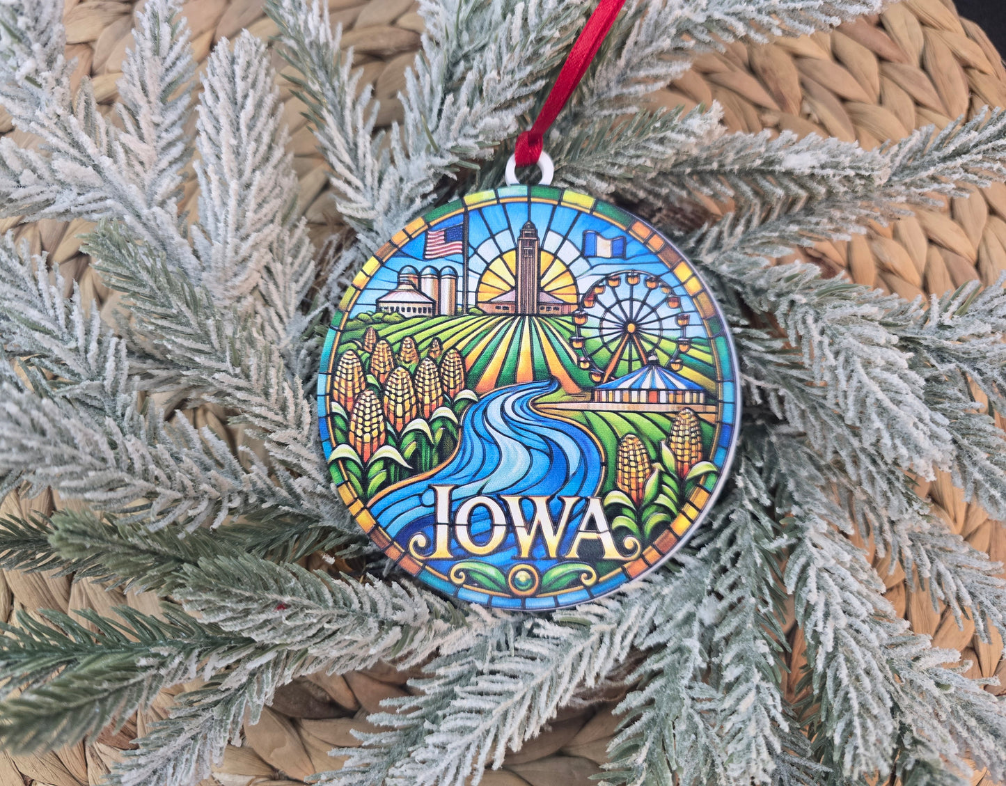 State Ornaments - UV printed