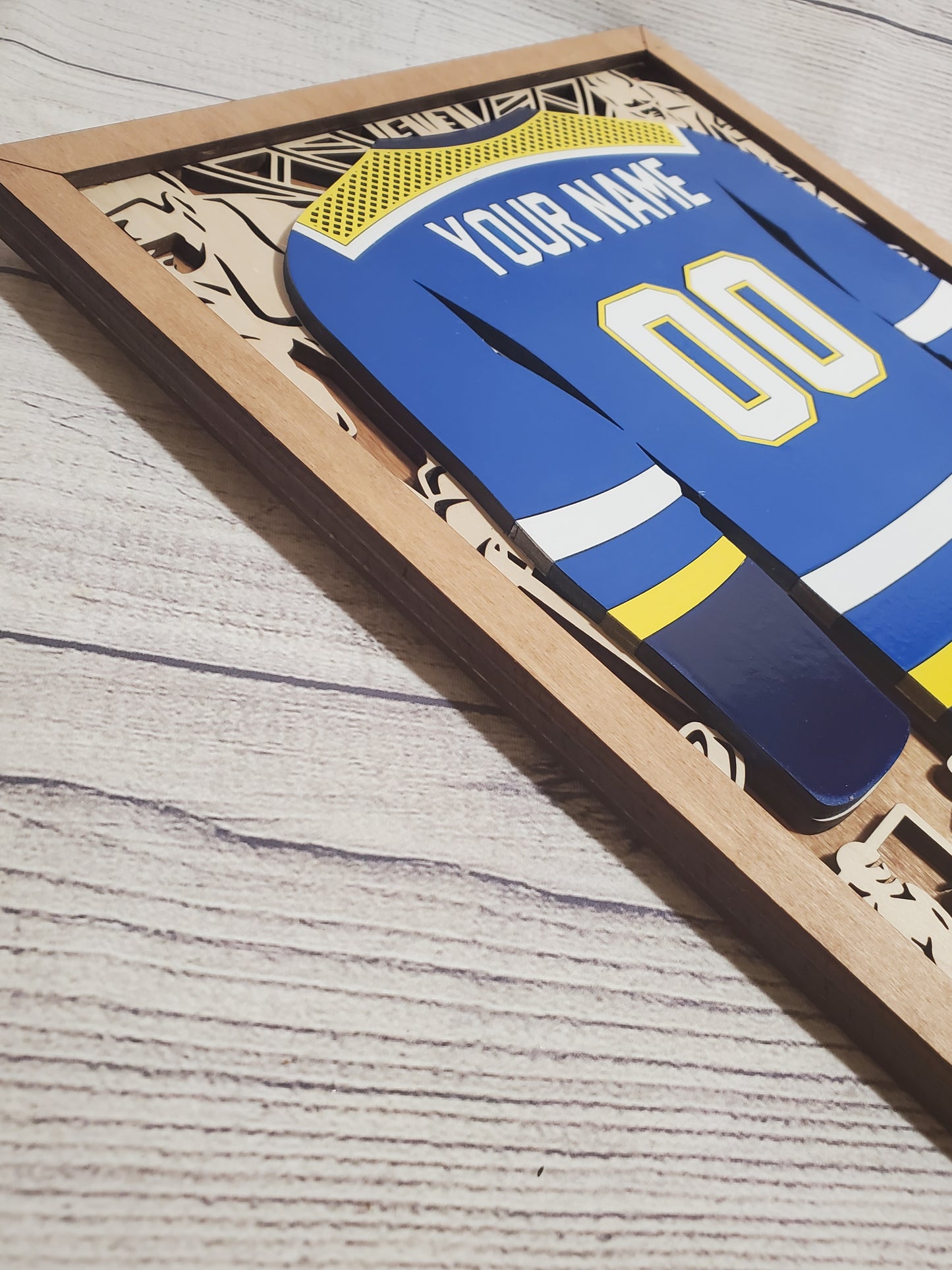 Personalized Hockey Jersey Plaque