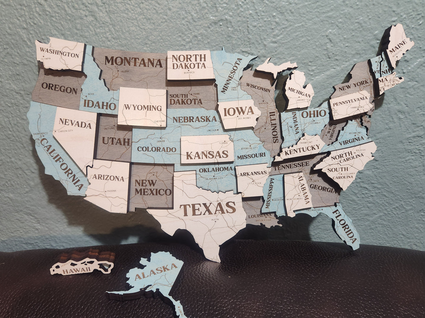 3D United States Map