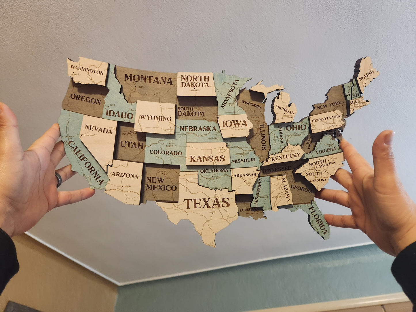 3D United States Map