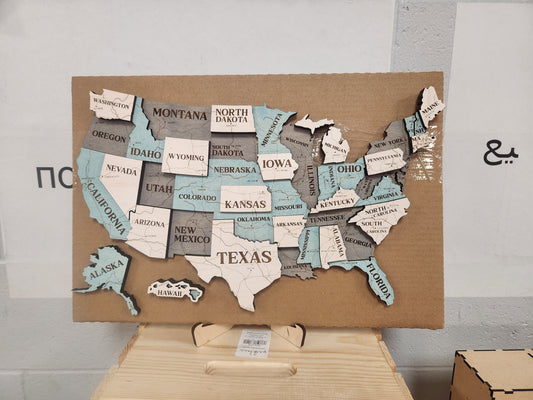 3D United States Map